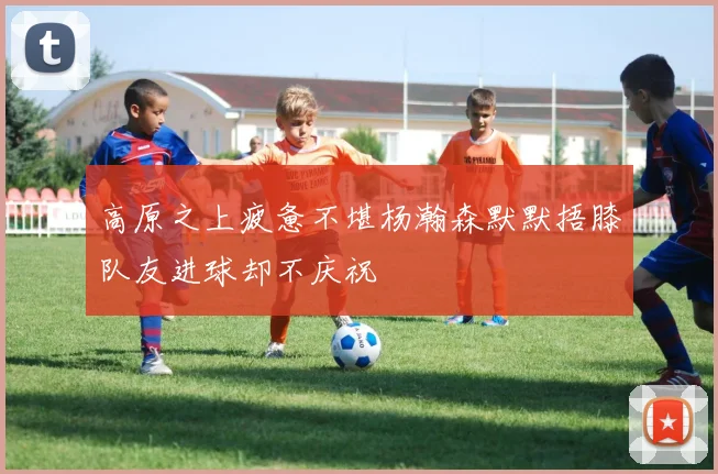 高原之上疲惫不堪杨瀚森默默捂膝队友进球却不庆祝